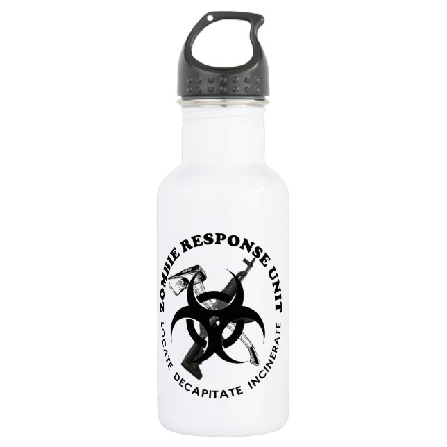 Zombie Response Team Customise 532 Ml Water Bottle (Front)