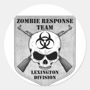 Zombie Response Team: Lexington Division Classic Round Sticker