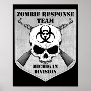 Zombie Response Team: Michigan Division Poster