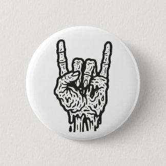 Zombie Rock 6 Cm Round Badge