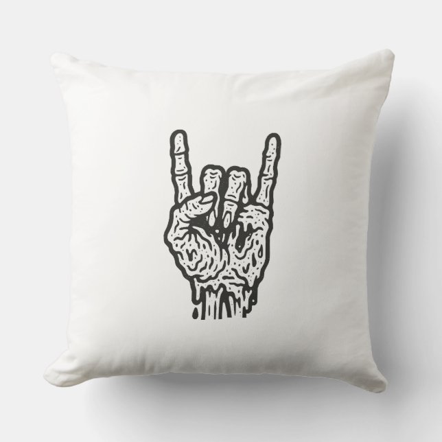 Zombie Rock Cushion (Front)