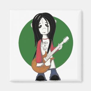zombie rocker magnet