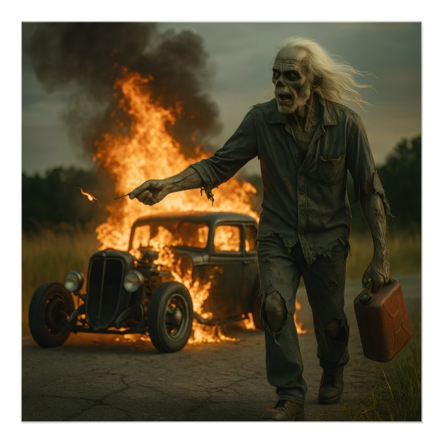 Zombie Rodder Artwork Photo Print (Front)