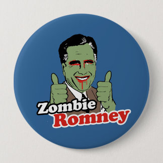 Zombie Romney.png 10 Cm Round Badge