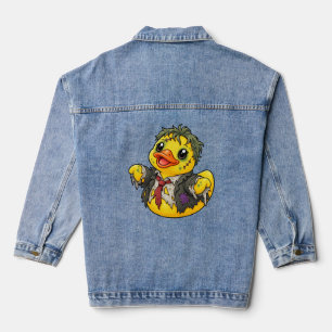 Zombie Rubber Duck Halloween Costume Denim Jacket