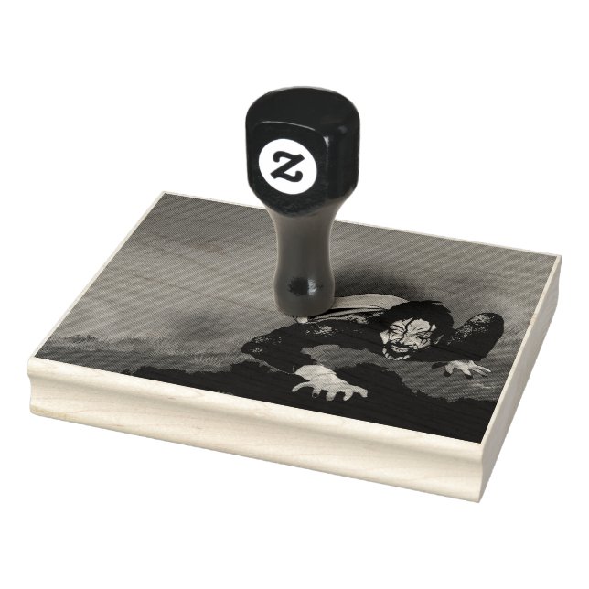 Zombie  rubber stamp (Stamp)