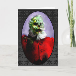 Zombie Santa Christmas Card