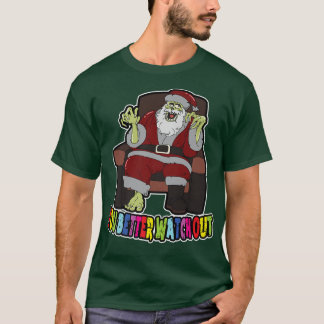 Zombie Santa Claus, Christmas, Halloween, XMas, Fu T-Shirt