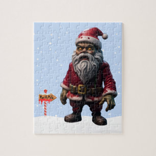 Zombie Santa Claus Puzzle