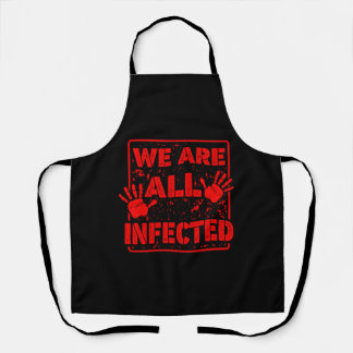 Zombie Scary Halloween a Halloween Apron