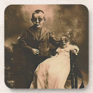 Zombie Siblings  Coaster