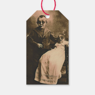 Zombie Siblings Gift Tags