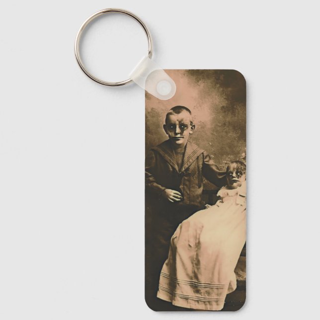 Zombie Siblings  Key Ring (Front)
