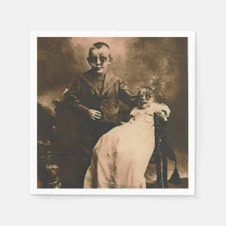 Zombie Siblings Napkin