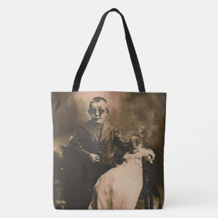 Zombie Siblings Tote Bag