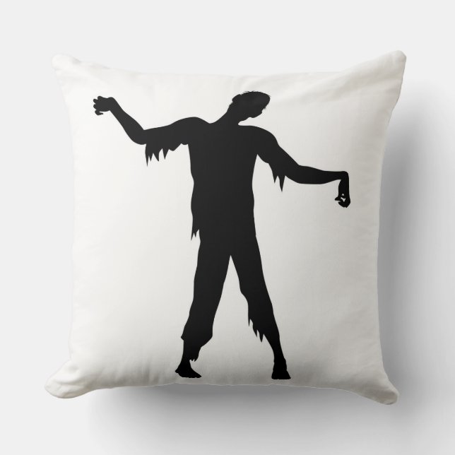 Zombie silhouette cushion (Front)