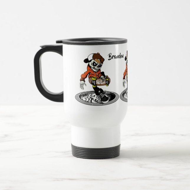 Zombie Skater custom name mugs (Left)