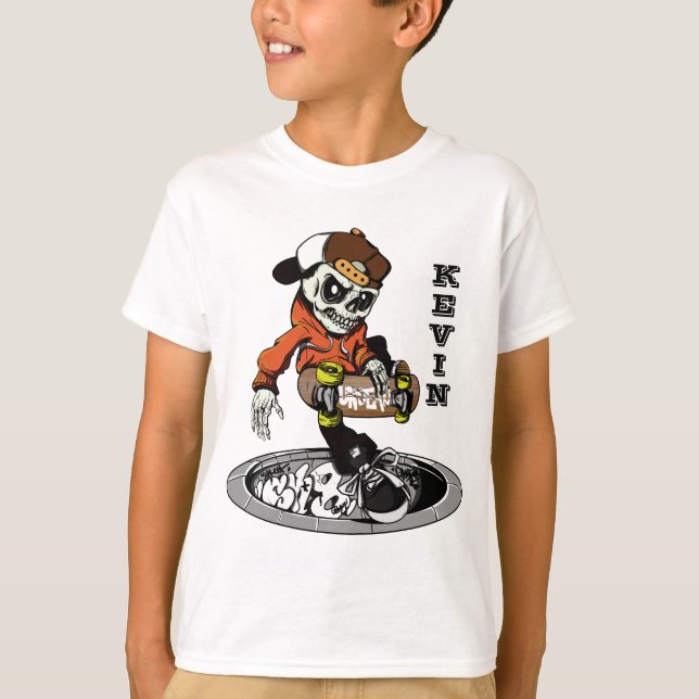 Zombie Skater custom name shirts & jackets (Front)