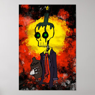 Zombie Skeleton  Poster