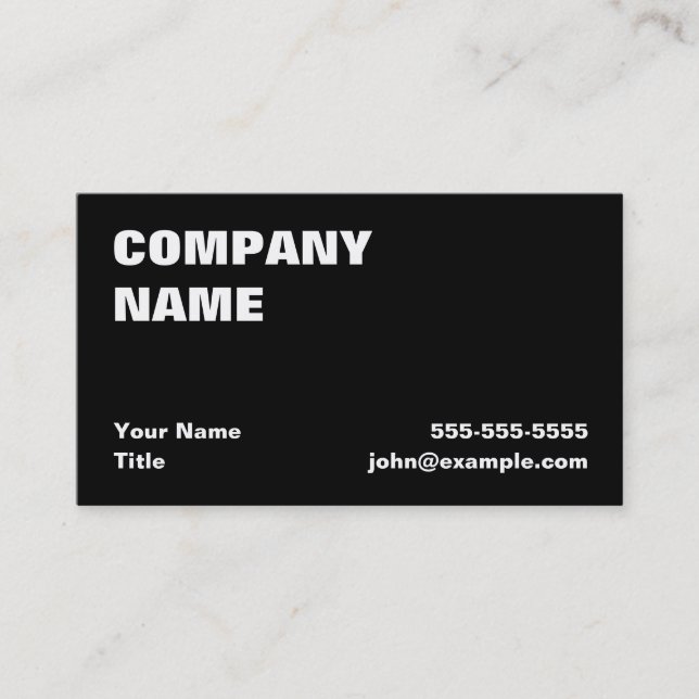 Zombie Skull with Guns Business Card (Front)
