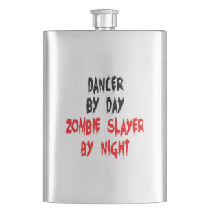 Zombie Slayer Dancer Hip Flask