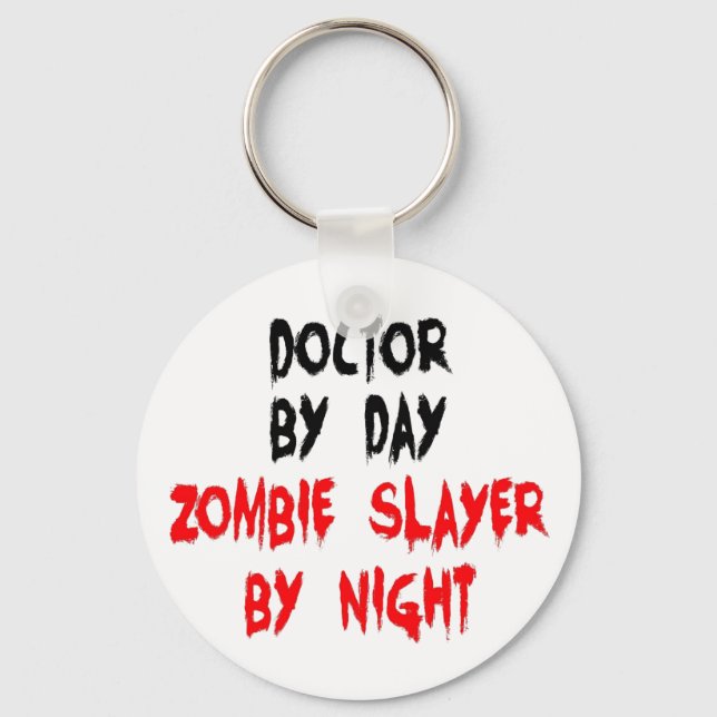 Zombie Slayer Doctor Key Ring (Front)