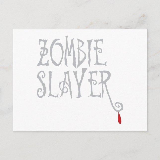 Zombie Slayer Postcard (Front)