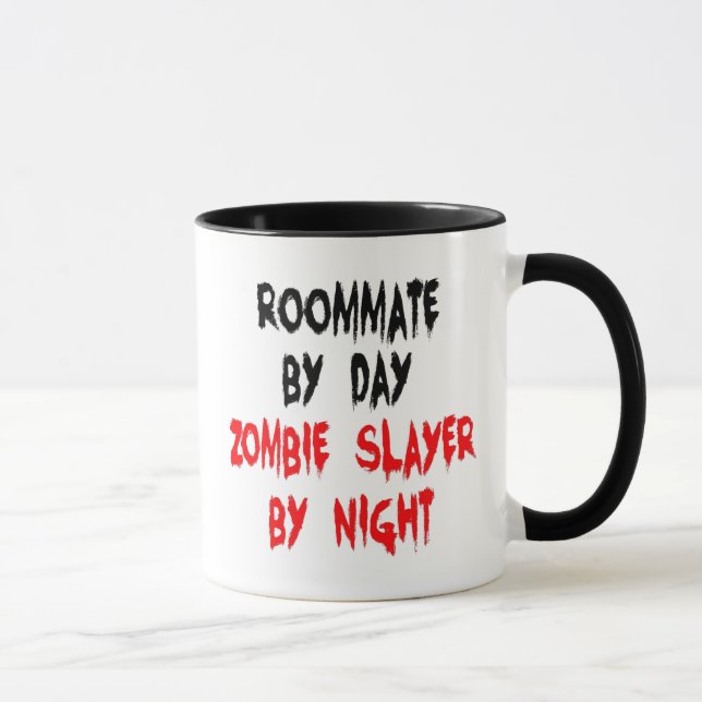 Zombie Slayer Roommate Mug (Right)