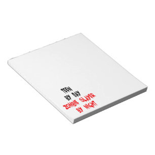 Zombie Slayer Teen Notepad