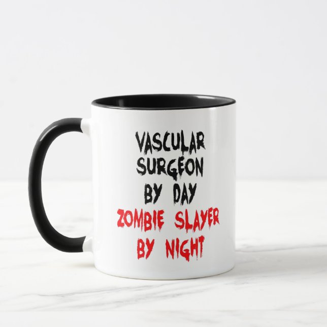Zombie Slayer Vascular Surgeon Mug (Left)