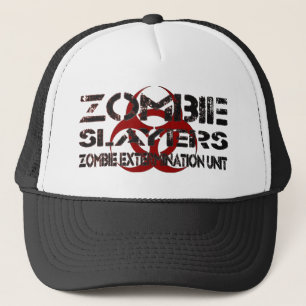 Zombie Slayers: Zombie Extermination Unit Trucker Hat