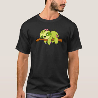 Zombie Sloth Halloween Animal Cute Monster Graphic T-Shirt