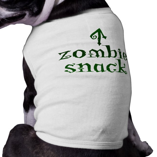 Zombie Snack - Pet Tee (Back)