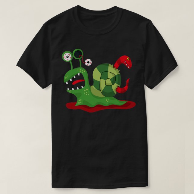 Zombie snail  T-Shirt (Design Front)