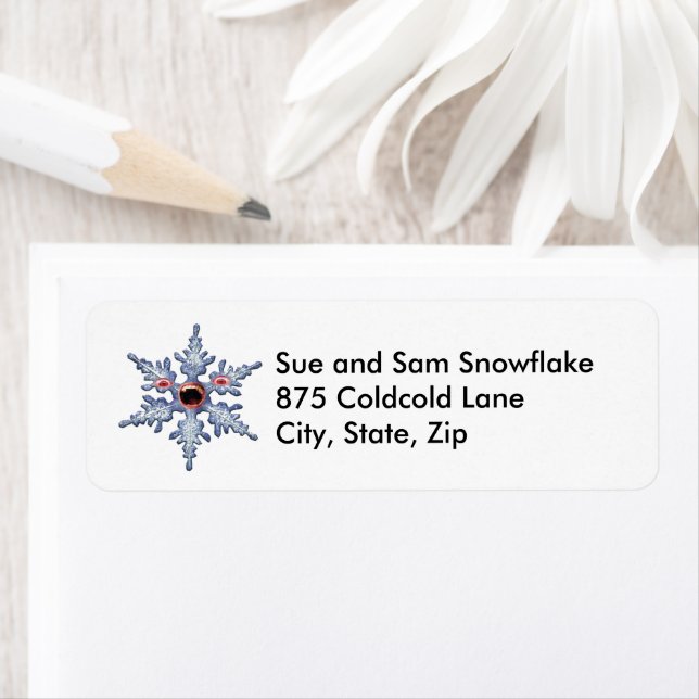 Zombie Snowflake Funny Winter Christmas Return (Insitu)