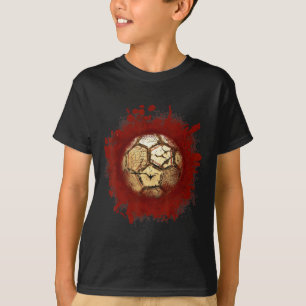 Zombie Soccer Blood Funny Scary Player Halloween C T-Shirt
