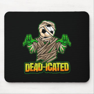 Zombie Soccer Player Scary Soccer Halloween  Mouse Pad