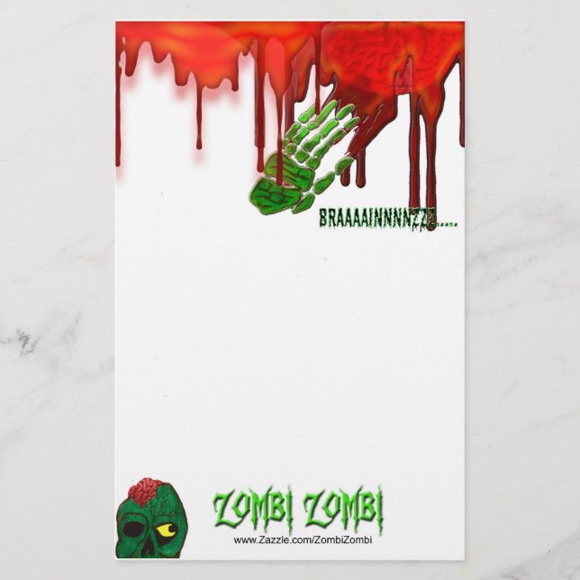 zombie stationery (Front)