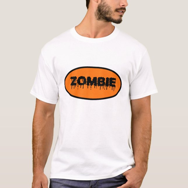 "Zombie" T-Shirt (orange) (Front)