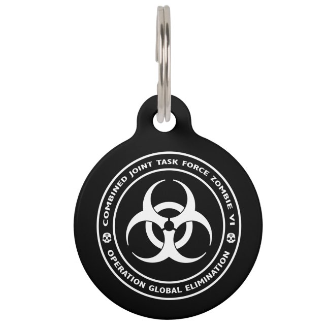 Zombie Task Force Pet Tag (Front)