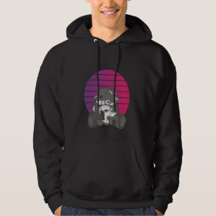 Zombie teddy spooky teddy creepy cute horror theme hoodie