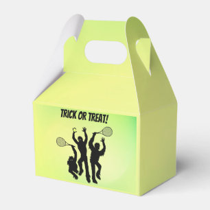 Zombie Tennis Player Halloween Favour Box