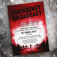 Zombie themed Halloween party