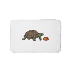 Zombie Turtle Candy Crawl - Spooky Slow Halloween Bath Mat
