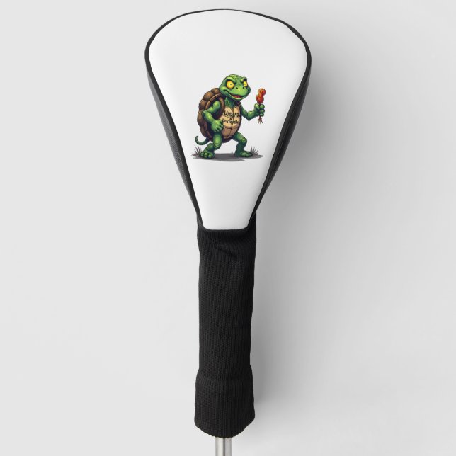 Zombie Turtle Golf Head Cover (Front)