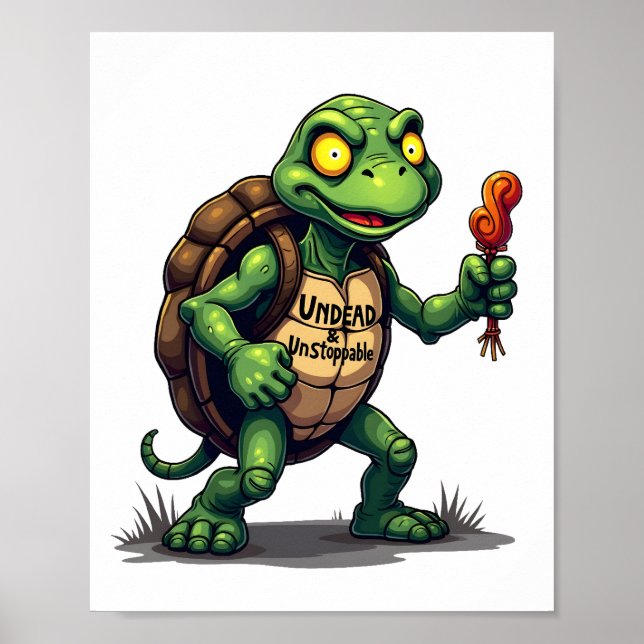 Zombie Turtle Poster (Front)