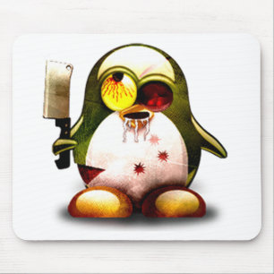 Zombie Tux (Linux Tux) Mouse Pad