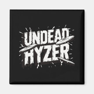 Zombie Undead Hyzer Funny Disc Golf Zombie Lover  Magnet