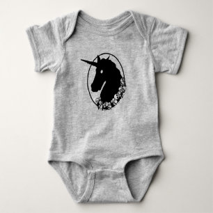Zombie Unicorn Baby Bodysuit