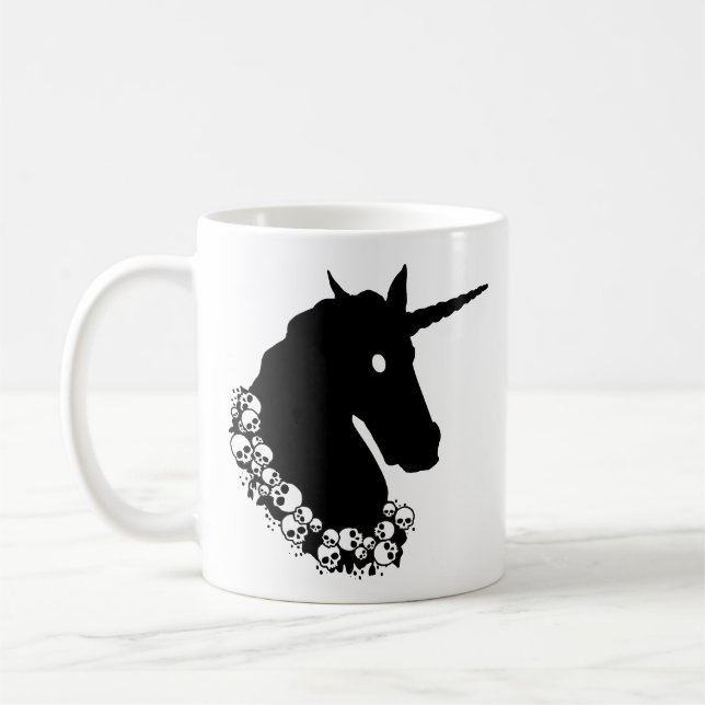 Zombie Unicorn Coffee Mug (Left)